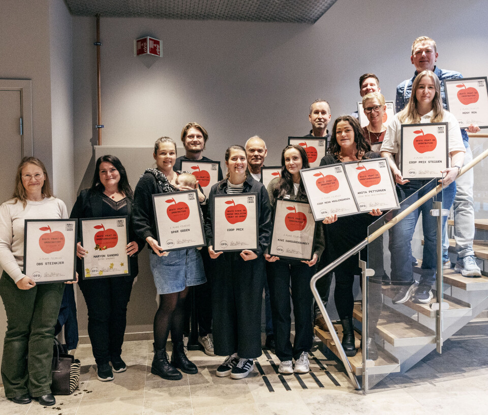 Her er vinnerne av NM i frukt og grønt dagligvare