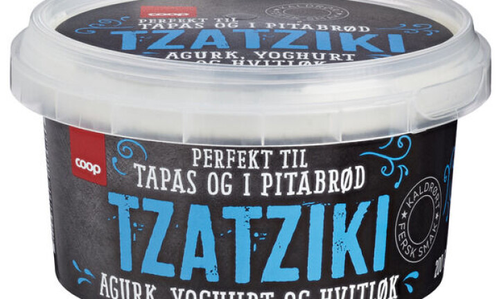 Coop tilbakekaller Tzatziki
