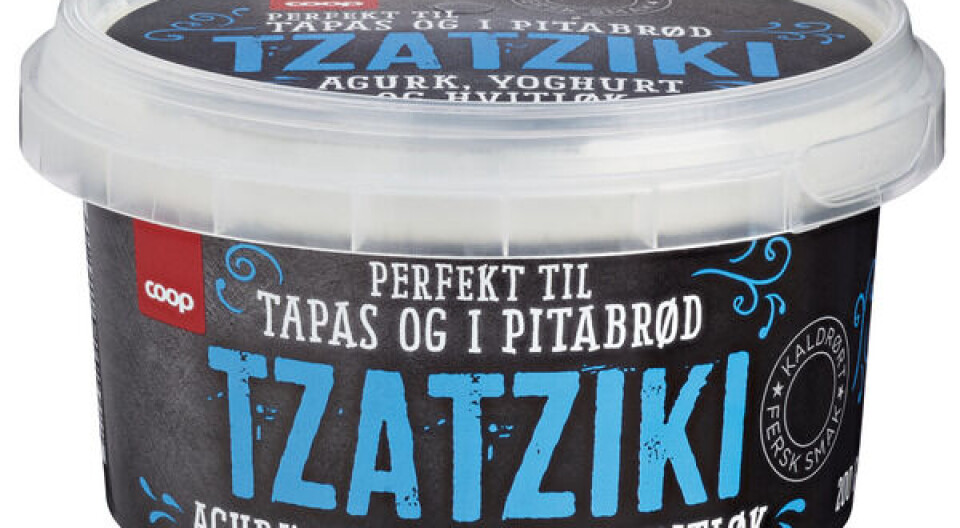 Coop tilbakekaller Tzatziki