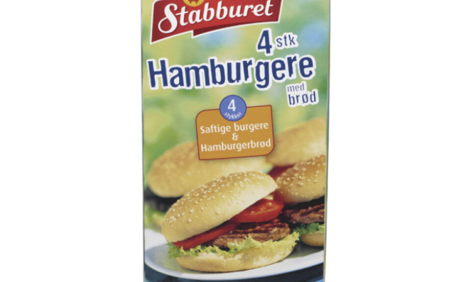 Orkla trekker tilbake Stabburet Hamburger med brød – kan inneholde melk
