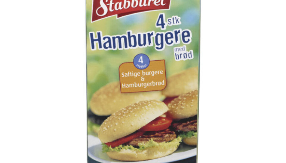 Orkla Foods Norge kaller tilbake Stabburet Hamburger med brød 4 stk., på grunn av udeklarert innhold.