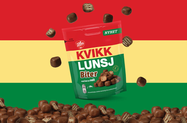 På kort tid er Kvikk Lunsj Biter blitt landets mest solgte sjokoladepose