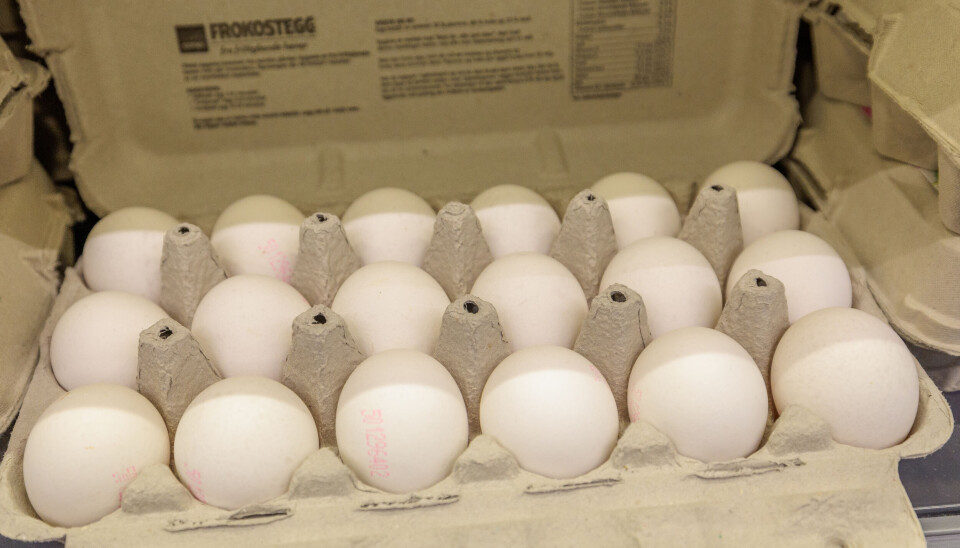 Tollfritaket på egg fortsetter fram til midten av desember.