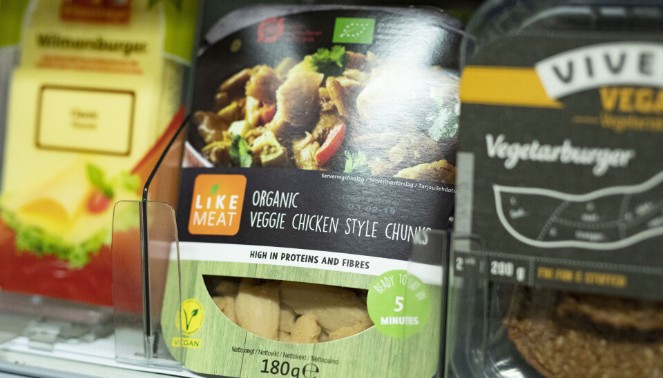 Salget av vegetarprodukter går nå nedover i Norge.