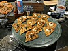 Vaffelhjertene med lofotkaviar kan symbolisere hele frokosten: Ansatte med hjerte for gjestene og mat som er god og lokal.