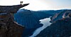 Trolltunga – ett av mange populære reisemål vest i Norge.